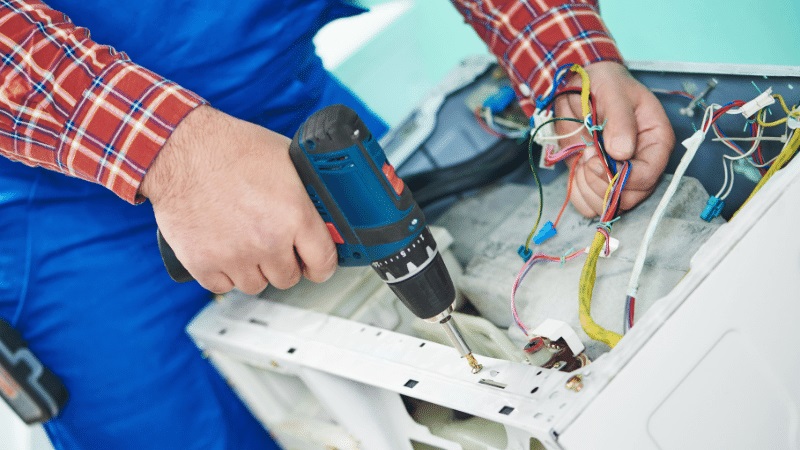 Güdül Profilo Profilo çamaşır makinesi kart tamiri – Su almama arızası orijinal parça ile giderildi. - Teknik servis örneği